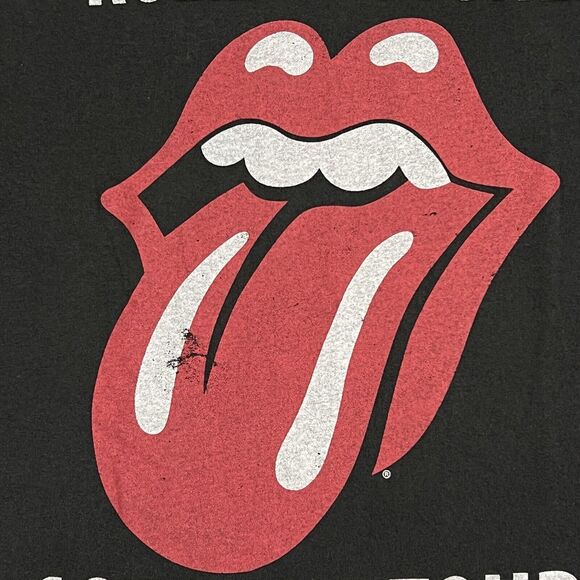 The Rolling Stones T-Shirt Men’s L 1976 U.S. Tour Black Band Tee Rock n Roll - Picture 3 of 10